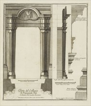 Porta del Collegio di Propaganda Fide, Stvdio d'architettvra civile sopra gli ornamenti di porte e finestre tratti da alcune