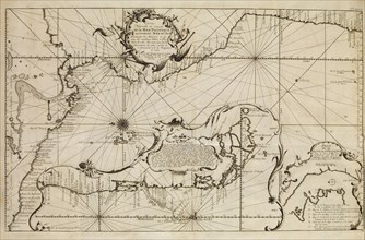Carte Nouvelle et exacte de la Mer Pacifique autrement Mer du Sud, Voyage historique de l'Amerique meridionale: fait par ordre