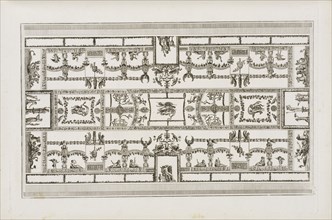 Plate 24, Collection des tableaux et arabesques antiques, trouvés à Rome dans les ruines des thermes de Titus