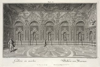 Gallerie en marbre = Gallerie von Marmor, Residences memorables de líncomparable heros de nötre siecle, ou Representation exacte
