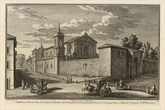 Chiesa di S. Clemente, Delle magnificenze di Roma antica e moderna, Vasi, Giuseppe, 1710-1782, Engraving, 1747-1761, plate 51