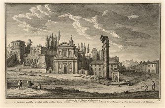Chiesa di S. Maria Liberatrice, Delle magnificenze di Roma antica e moderna, Vasi, Giuseppe, 1710-1782, Engraving, 1747-1761