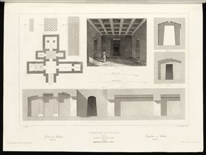Italie, Tombeau à Vulcia, Italie, Monuments anciens et modernes: collection formant une histoire de l'architecture