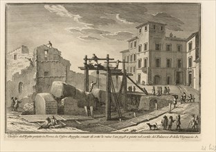 Obelisco dall'Egitto portato in Roma da Cesare Augusto, Delle magnificenze di Roma antica e moderna, Vasi, Giuseppe, 1710-1782