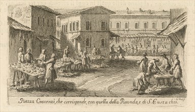 Detail, Page 20, Volume 2, Delle magnificenze di Roma antica e moderna, Vasi, Giuseppe, 1710-1782, Engraving, 1747-1761