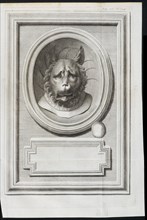 Head of a lion, Description des pierres gravées du feu Baron de Stosch: dediée a son eminence Monseigneur le cardinal Aléxandre