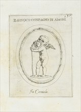 Il Givoco Conpagno Di Amore: In Corniola, Le gemme antiche figurate, Agostini, Leonardo, 1593-ca. 1670, Bellori, Giovanni Pietro