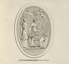CXV. La Paix et L'Abondance. Agathe. Traité des Pierres Gravées, Bouchardon, Edme, 1698-1762, Mariette, Pierre Jean, 1694-1774