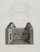 Intérieur de la Maison de l'Inca, au Cañar, Vues des Cordillères, et monumens des peuples indigènes de l'Amérique, Gmelin