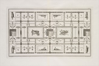 Tavola IX, Le antiche camere esqviline, dette comvnemente delle Terme di Tito, Romanis, Antonio de, Engraving, 1822