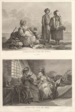 Pl. 25: Dames de L'Ile de Tine, Pl. 24: Habitans de L'Ile Naxia, Pl. 25: Dames de L'Ile de Tine, Voyage Pittoresque de la Grece