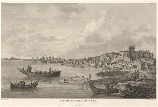 Vue de la Ville de Naxia, Voyage Pittoresque de la Grece, Barbié du Bocage, Jean Denis, 1760-1825, Choiseul-Gouffier, Marie