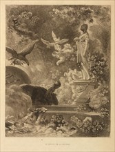 Le Réveil de la Nature, Honoré Fragonard: sa vie et son oeuvre, Portalis, Roger, baron, 1841-1912, Engraving, 1889, plate, 58