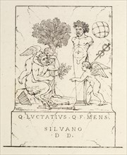 Plate 52. An Altar from the Antiquitates sacrae et civiles romanorum explicatae, A collection of antique vases, altars, paterae