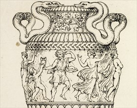 Plate 39. From a Vase in a Private Collection at Rome, A collection of antique vases, altars, paterae, tripods, candelabra