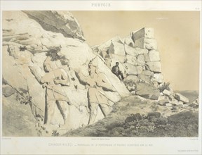 Phrygie Chiaour-Kaléçi, murailles de la forteresse et figures sculptées sur le roc, Exploration archéologique de la Galatie