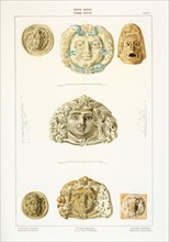 Terre Cotte, Antiquités du Bosphore Cimmérien conservé es au Musée impérial de l'Ermitage, Lithography, 1854, Chromolithograph