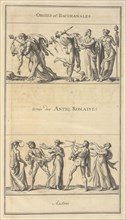 Orgies and Bacchanals, Ceremonies et coutumes religieuses de tous les peuples du monde, Engraving, 1723-1743, Plate, 22