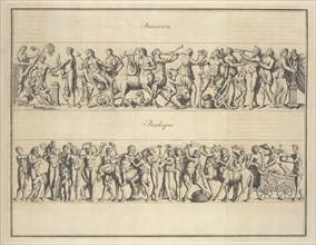Bacchic Procession, Ceremonies et coutumes religieuses de tous les peuples du monde, Picart, Bernard, 1673-1733, Engraving, 1723