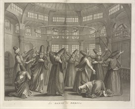 Dance of the Dervish, Ceremonies et coutumes religieuses de tous les peuples du monde, Picart, Bernard, 1673-1733, Engraving