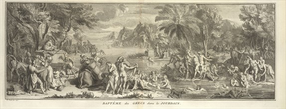 Greek Baptism in the Jordan River, Ceremonies et coutumes religieuses de tous les peuples du monde, Picart, Bernard, 1673-1733