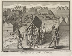 Burial Vault of a King of Guinea, Ceremonies et coutumes religieuses de tous les peuples du monde, Picart, Bernard, 1673-1733