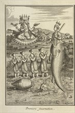 First Incarnation, Ceremonies et coutumes religieuses de tous les peuples du monde, Picart, Bernard, 1673-1733, Engraving, 1723