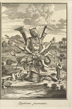 Fourth Incarnation, Ceremonies et coutumes religieuses de tous les peuples du monde, Picart, Bernard, 1673-1733, Engraving, 1723