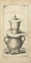 Vaisseau de cuivre, Traité des vernis, Boudan, L., Buonanni, Filippo, 1638-1725, Engraving, black-and-white, 1723, fig. I page