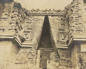 Governor's Palace, Uxmal, Mexico): south arch, Views of Aztec, Maya, and Zapotec ruins in Mexico, Charnay, Désiré, 1828-1915