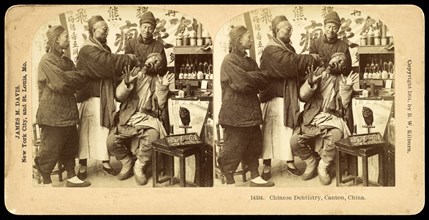 Canton, China, Chinese dentistry, Canton, China, Davis, James M., Kilburn, B. W., Benjamin West, 1827-1909, Gelatin silver