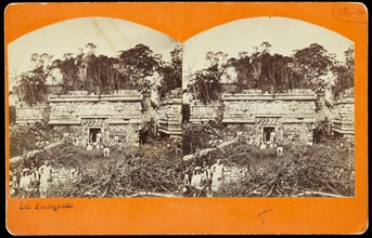 Las Monjas, Chichen Itza, East facade, Las Monjas, Chichen Itza, Augustus and Alice Dixon Le Plongeon papers, 1763-1937, bulk