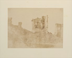 Terza breccia in Villa Spada, Fotografi di Roma 1849, Lecchi, Stefano, 19th century, c. 1849, salted paper prints, 43 x 31 cm