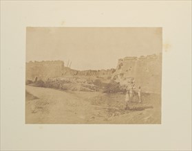 Seconda breccia in Villa Barberini, Fotografi di Roma 1849, Lecchi, Stefano, 19th century, c. 1849, salted paper prints, 43 x 31