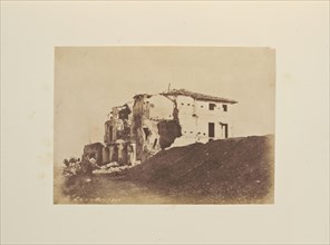 Casino Barberini. Prima breccia. Fotografi di Roma 1849, Lecchi, Stefano, 19th century, c. 1849, salted paper prints, 43 x 31 cm