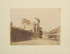 Untitled, Porta San Pancrazio, Fotografi di Roma 1849, Lecchi, Stefano, 19th century, c. 1849, salted paper prints, 43 x 31 cm