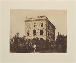 Casino Valentini, Fotografi di Roma 1849, Lecchi, Stefano, 19th century, c. 1849, salted paper prints, 43 x 31 cm., photographic