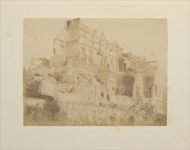 Vascello, fuori Porta San Pancrazio, Fotografi di Roma 1849, Lecchi, Stefano, 19th century, c. 1849, salted paper prints, 43 x