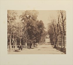 Villa Borghese, Fotografi di Roma 1849, Lecchi, Stefano, 19th century, c. 1849, salted paper prints, 43 x 31 cm., photographic