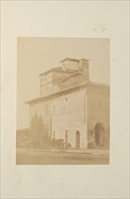 Casino in Villa Borghese, Fotografi di Roma 1849, Lecchi, Stefano, 19th century, c. 1849, salted paper prints, 43 x 31 cm