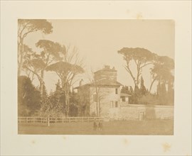 Casino in Villa Borghese, Fotografi di Roma 1849, Lecchi, Stefano, 19th century, c. 1849, salted paper prints, 43 x 31 cm