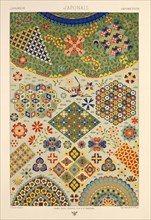 Japonais, L'ornement polychrome, Painlevé, Racinet, A., Auguste, 1825-1893, Chromolithography, between 1869 and 1887, Lith.