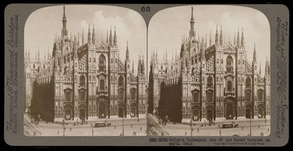 Milan Cathedral, Stereographic views of Italy, Underwood and Underwood, Underwood, Bert, 1862-1943, stereograph: gelatin silver