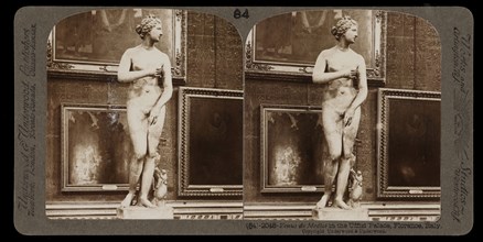 Florence, Venus de Medici in the Uffizi Palace, Florence, Stereographic views of Italy, Underwood and Underwood, Underwood, Bert