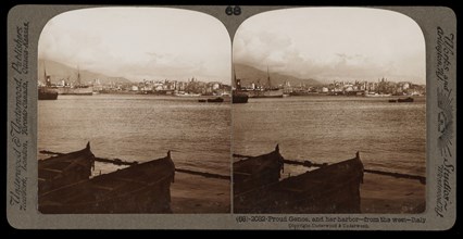 Proud Genoa, Stereographic views of Italy, Underwood and Underwood, Underwood, Bert, 1862-1943, stereograph: gelatin silver