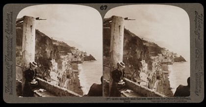Amalfi and the sea, Stereographic views of Italy, Underwood and Underwood, Underwood, Bert, 1862-1943, stereograph: gelatin