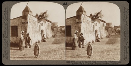 Along the Appian way, Stereographic views of Italy, Underwood and Underwood, Underwood, Bert, 1862-1943, stereograph: gelatin
