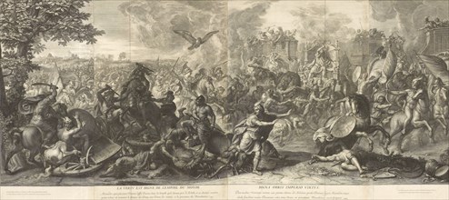 Battle of Arbela, Battles of Alexander, Audran, Gérard, 1640-1703, Le Brun, Charles, 1619-1690, Etching, engraving