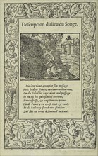 Descripcion du lieu du songe, La Metamorphose d'Ovide figvree, Ovid, 43 B.C.-17 or 18 A.D., Salomon, Bernard, ca. 1506-ca. 1561