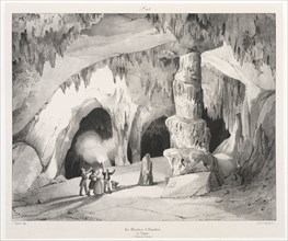Les grottes d'Osselles, les orgues, Franche-Comté, Voyages pittoresques et romantiques dans l'ancienne France, Engelmann, G.